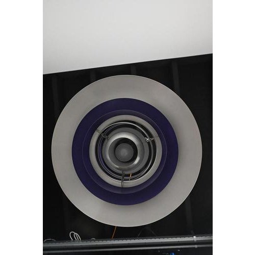 Silver Pendant Lamp by Fabricius & Kastholm for Nordisk Solar Company For Sale - Image 8 of 11