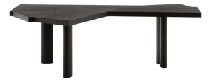 Ventaglio Black Oak Work Table by Charlotte Perriand for Cassina
