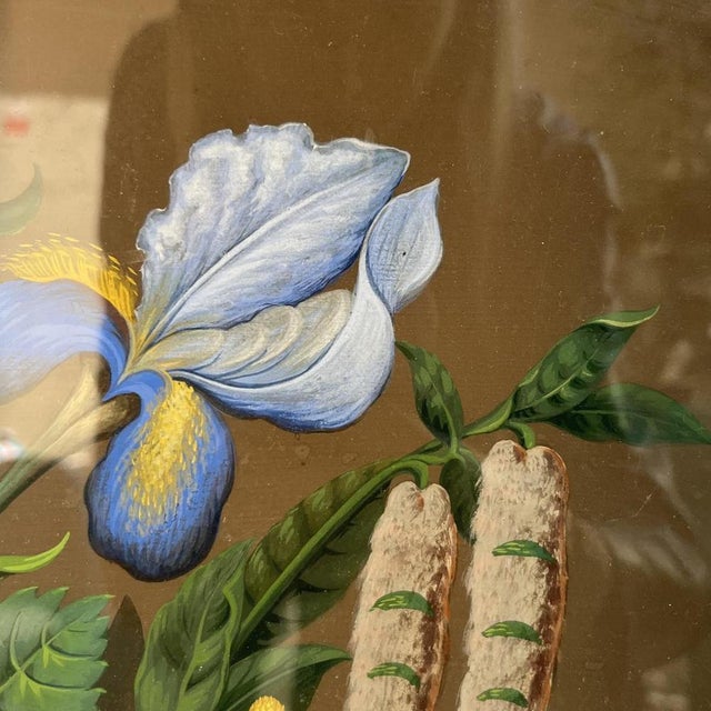 Still Life Bouquet of Flowers, Gouache on Paper, 1830s For Sale - Image 9 of 18
