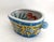 Ceramic Vintage Yellow & Blue Chinoiserie Porcelain Footbath Planter W/ Koi Fish For Sale - Image 7 of 12