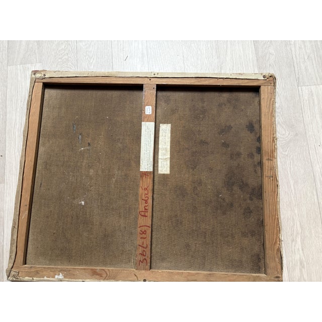 André Foy, Still Life with Vase, 1920s-1940s, Oil on Canvas For Sale - Image 4 of 5