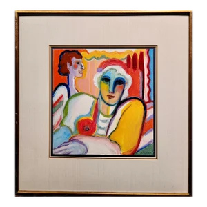 Nancy Kittredge -Rich Woman vs. Poor Woman-Oil Painting