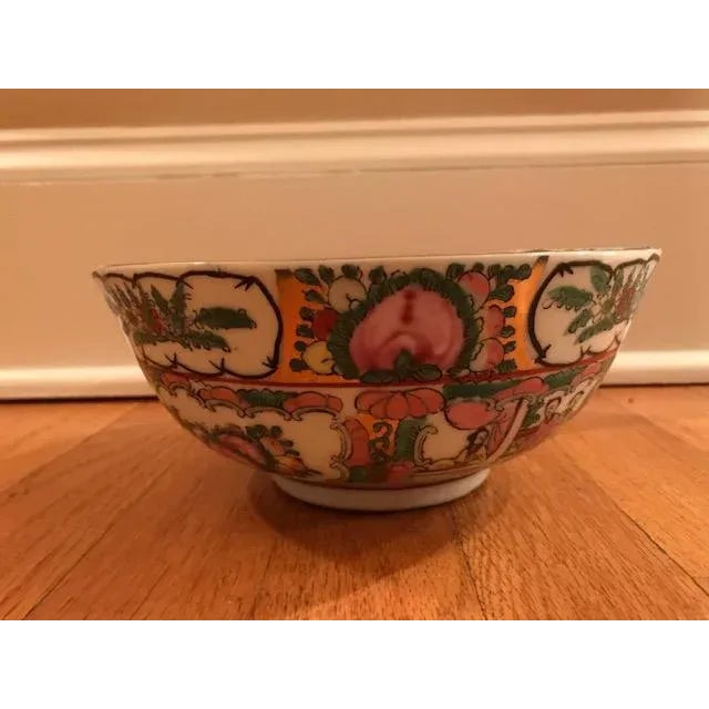 Vintage Famille Rose Center Decorative Bowl For Sale In New York - Image 6 of 6