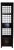 Late 20th Century Asian Barn Black Lacquer Chinese-Style Display Cabinet For Sale