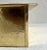 Farmhouse Country Square Brass Hammered Finish Drop-In Sink & Brass Drain For Sale - Image 6 of 10