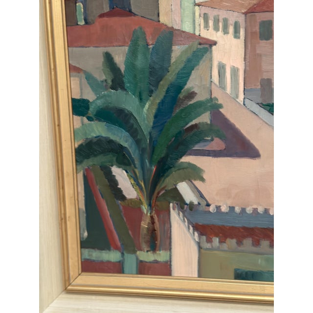 K. Berthel, Motif from Italy, 1949, Oil Painting on Canvas, Framed For Sale - Image 12 of 18