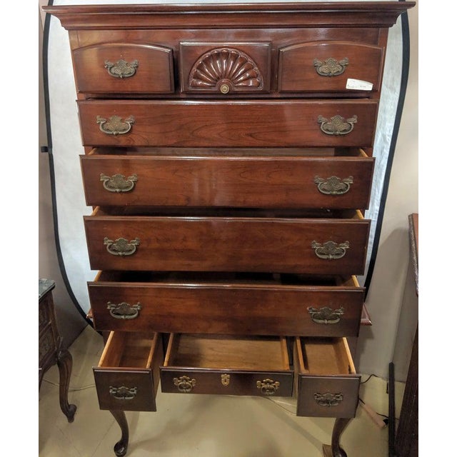 Chippendale Queen Anne Two Piece Chest On Chest By Monitor