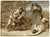 Frederick Richard Pickersgill RA, Nazarene Scene, Watercolour For Sale - Image 3 of 7