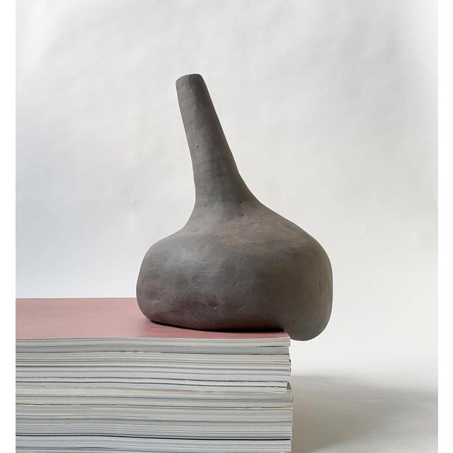 On The Edge By The Window Decorative Ceramic Vase by Lillian Tørlen Unique Piece. Dimensions: D 16 x W 17 x H 22 cm....