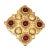 Modern Chanel Collection 23 Gripoix Brooch Victoire de Castellane c1980s Yellow Tone For Sale - Image 3 of 4
