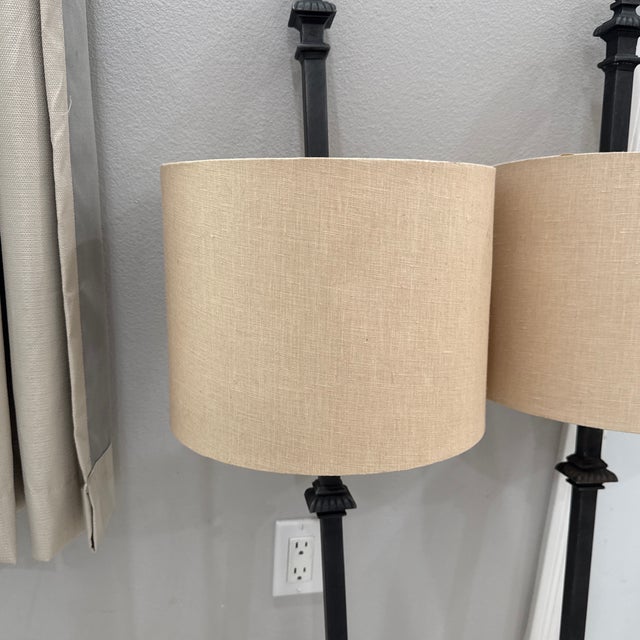 Traditional Rh (Restoration Hardware) Wall Sconces - a Pair For Sale - Image 3 of 7