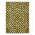 6x8 Yellow Flat Weave Wool Diamond Echoes Geometric Modern Carpet Rug For Sale