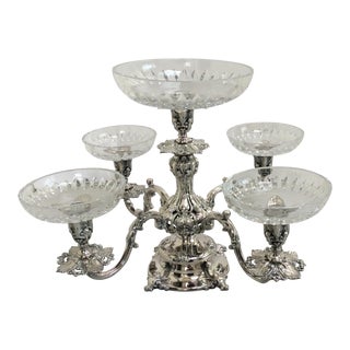 Reed & Barton Silver Plated Epergne For Sale