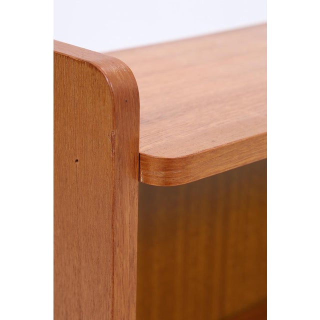 Wood Small Vintage Teak Bookcase, 1960s For Sale - Image 7 of 11