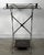 Antique c.1920's French Folding Steel Tray Table With Scrollwork For Sale - Image 10 of 11