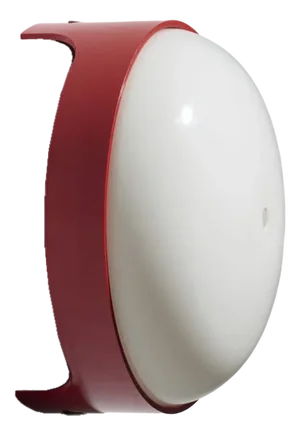 Red and White Noviglio Wall Lamp by Joe Colombo for Kartell, 1968