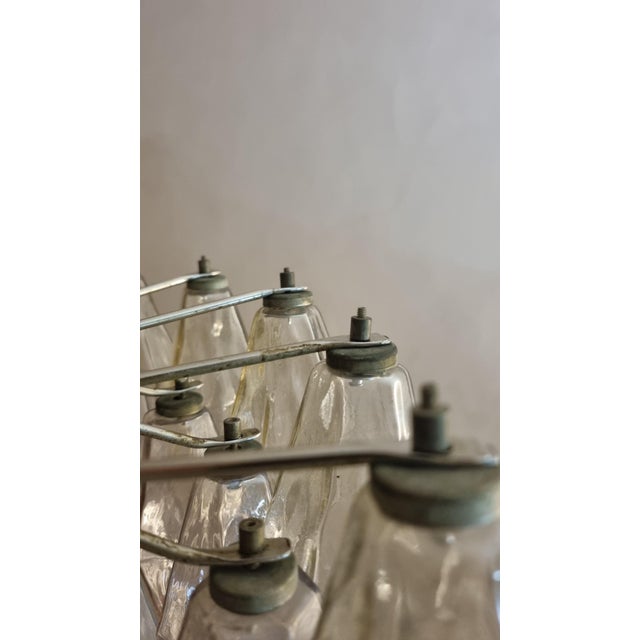 Blue Poliedri Ceiling Lamp by Carlo Scarpa for Venini, 1958 For Sale - Image 8 of 11