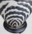 A wonderful fun exotic pair of ceramic black and white zebra design table lamps.. Make a dramatic statement in any room...