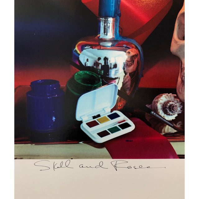 Audrey Flack, Pop Art Color Photograph Dye Transfer Print Audrey Flack "Skull & Roses" Photo, 1984 For Sale In Miami - Image 6 of 11