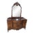 Vintage French Provincial Serpentine Vanity Dresser With Mirror For Sale