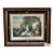 Antique Lithograph Walnut Ebonized Victorian Style Frame Rococo Style Print For Sale
