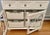 Large 38 inch wide bright white five drawer dresser featuring solid MDF engineered wood construction with modern details,...