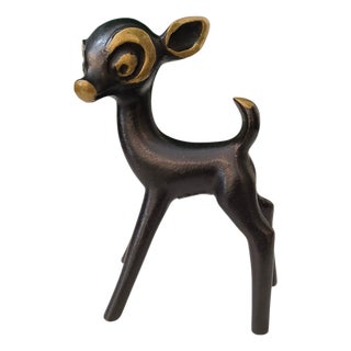 Walter Bosse, Bambi, 1950s, Brass For Sale