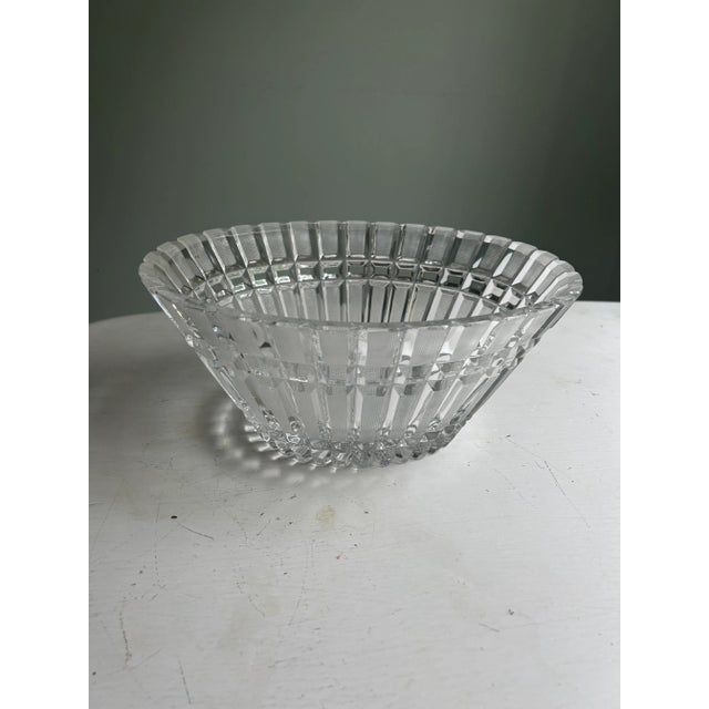 1970s 1970s Art Deco Crystal Dish For Sale - Image 5 of 5