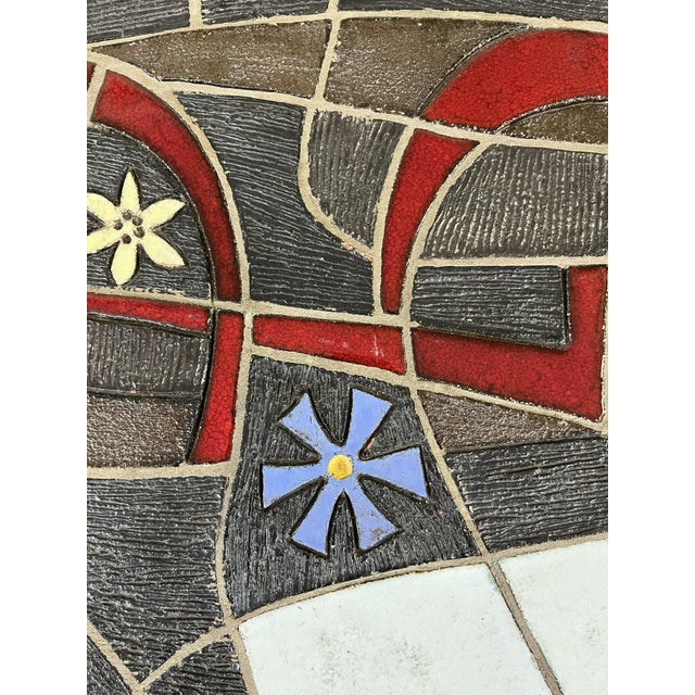 Ceramic Side Table by Paul Vermeire for Perignem, Belgium, 1960s For Sale - Image 15 of 16