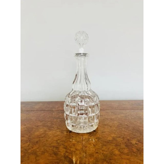 Victorian Bell Shaped Decanter, 1880s For Sale - Image 4 of 5