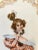 English Antique German Hand-Painted Portrait Porcelain Plate For Sale - Image 3 of 12
