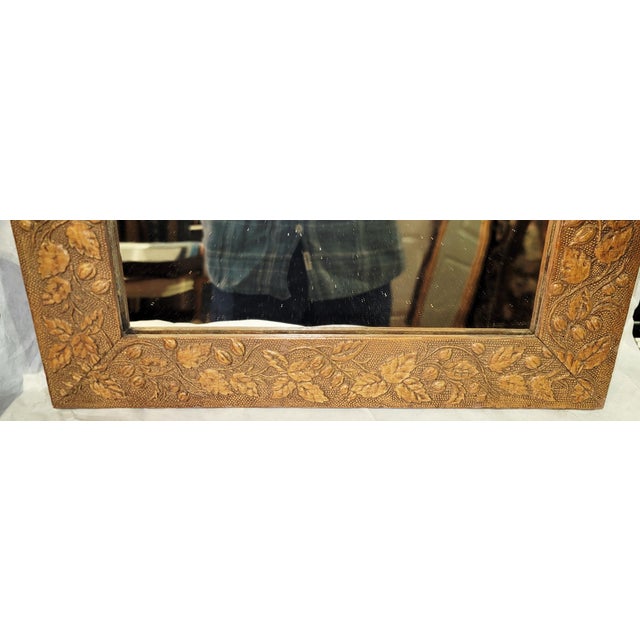 19c American Vine Motif Mirror For Sale - Image 4 of 6