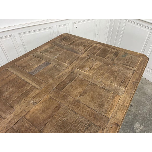Vintage Farmhouse Table in Oak, 1930s For Sale - Image 6 of 9