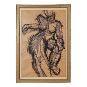 Drawing of a Seated Woman by Donald Stroh