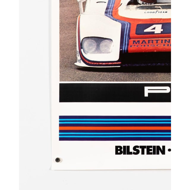 Paper Porsche Victory at the 4 Hours of Pergusa Poster by Erich Strenger, 1976 For Sale - Image 7 of 9
