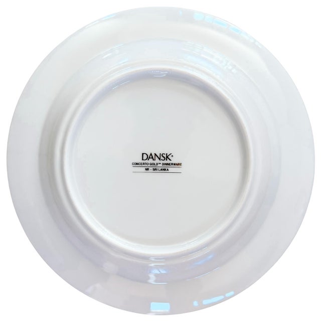 Dansk Vintage Dansk Concerto Gold Rim Soup Bowls - Set of 12 For Sale - Image 4 of 6