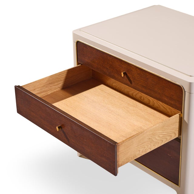 Barbara Barry for Baker Furniture Sofa Corner Side Table Nightstand - Pair For Sale - Image 10 of 14