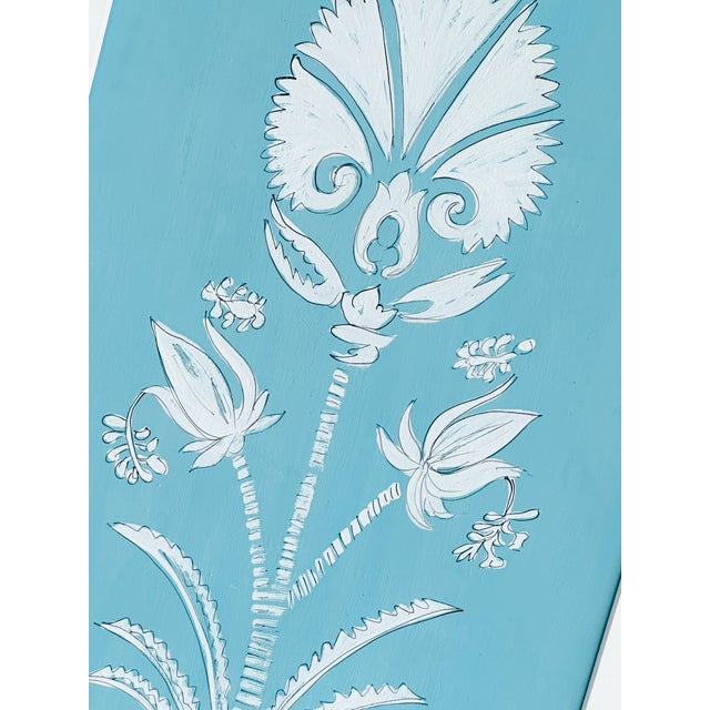 Contemporary Original Palm Tree Motif Painting, Framed For Sale - Image 3 of 4