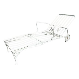 Mid 20th Century Reclining Sunbather Lounge Chair For Sale