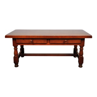 Vintage New Cherry Wood Coffee Tables Chairish