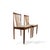 1960s Mid-Century Scandinavian Teak Dining Chairs with Upholstered Seats, 1960s, Set of 2 For Sale - Image 5 of 8