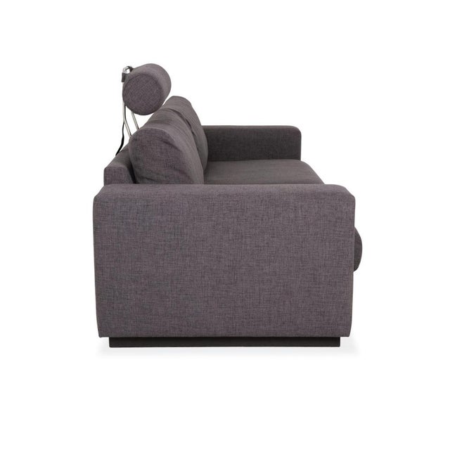 Sepia Fabric Sofa and Ottoman from Bolia, Set of 2 For Sale - Image 13 of 18