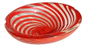 Italian Filigrana Murano Glass Bowl by Carlo Scarpa for Venini, 1950s