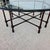 Vintage Baker Style Tortoise Shell Faux Bamboo & Glass Coffee Table For Sale - Image 10 of 12