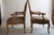 French Early 20th Century Pair Walnut French Louis XV Style Faux Bois Chairs For Sale - Image 3 of 13