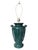 Vintage Neoclassical Green Ceramic Table Lamp For Sale - Image 12 of 14