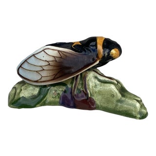 Majolica Cicada Sicard, Circa 1940 For Sale