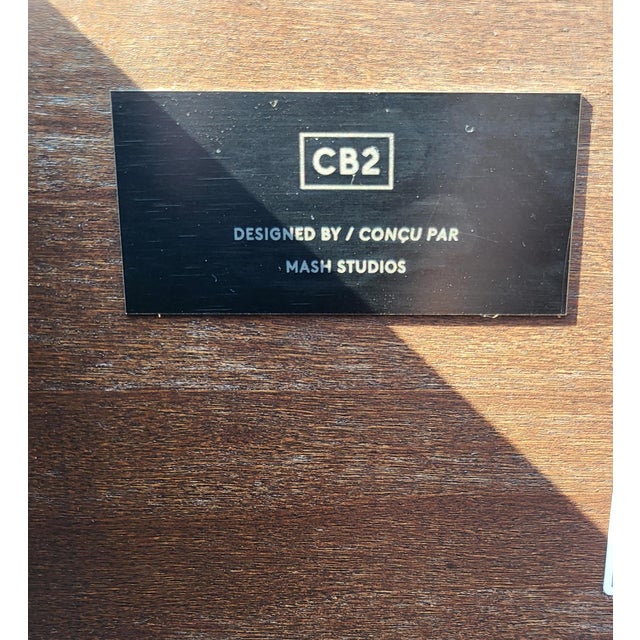 Cb2 Linear Low 4-Drawer Wood Dresser For Sale - Image 11 of 12