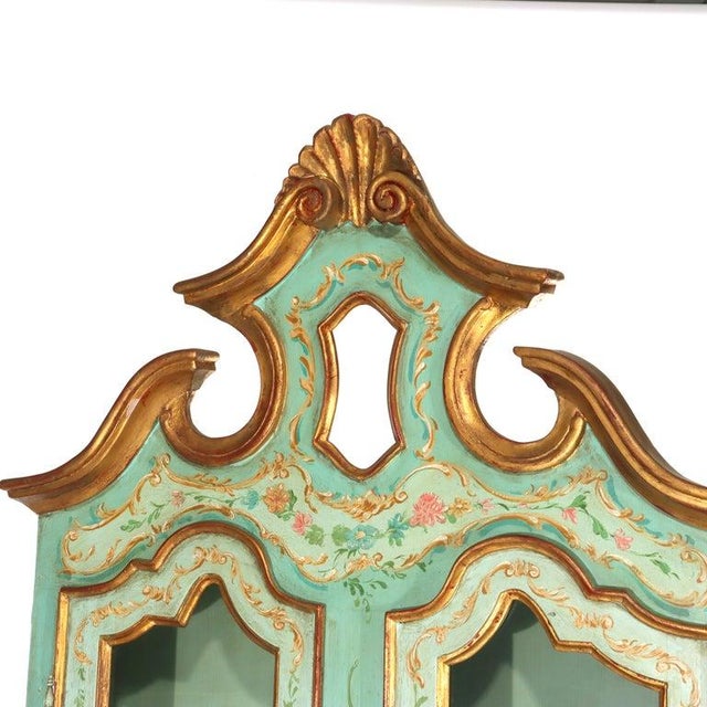 Early 20th Century Niccolini Venetian Rococo Hand Painted Bombay Secretary Desk Signed 20thC For Sale - Image 5 of 18