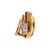 Contemporary Vintage 18k Yellow Gold Amethyst & Diamond Earrings, Pair For Sale - Image 3 of 7